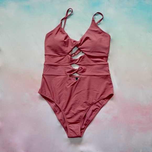 bebe Other - NWT BEBE One Piece Blush Pink Swimsuit